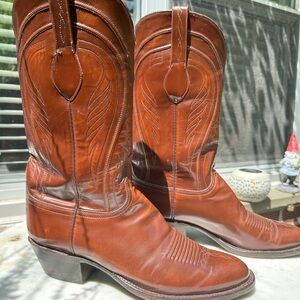 Lucchese Rich Brown Western Boots